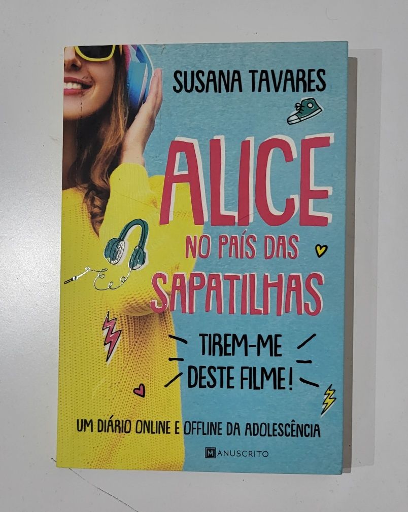 Livro "Alice no país das sapatilhas"