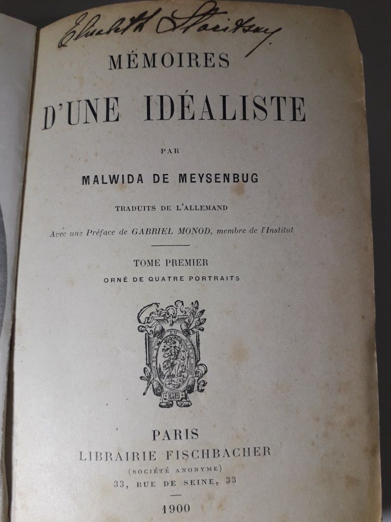 Французская Книга на Французском языке Париж 1900 год