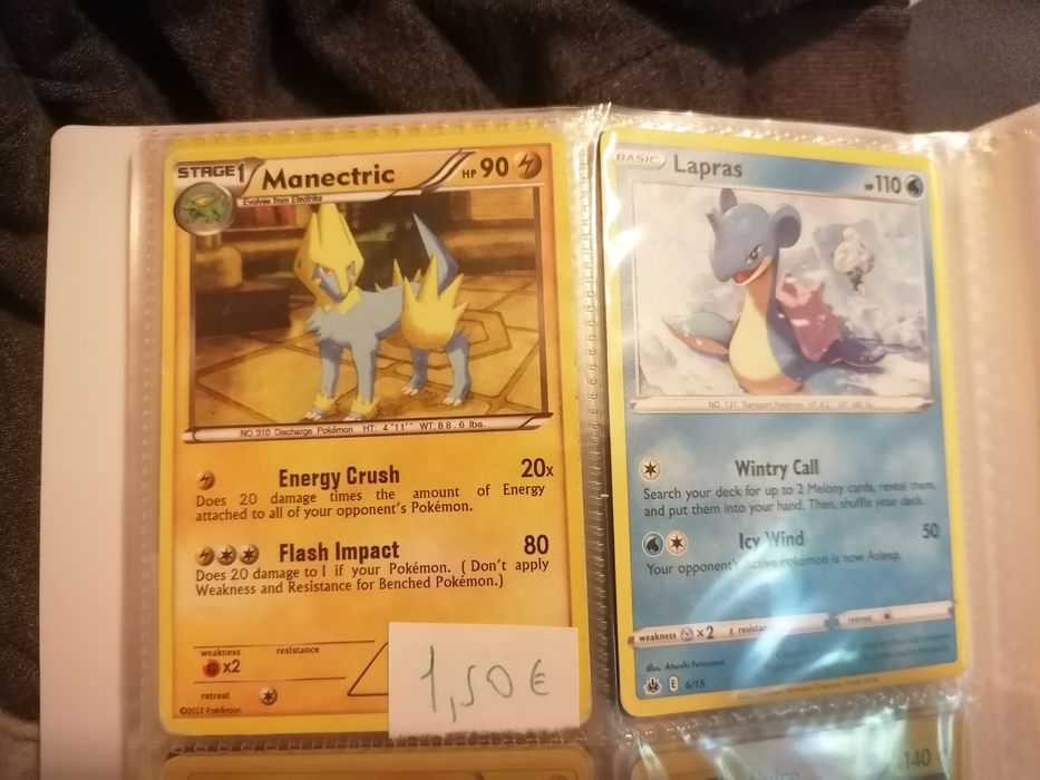 Cartas pokémon raras