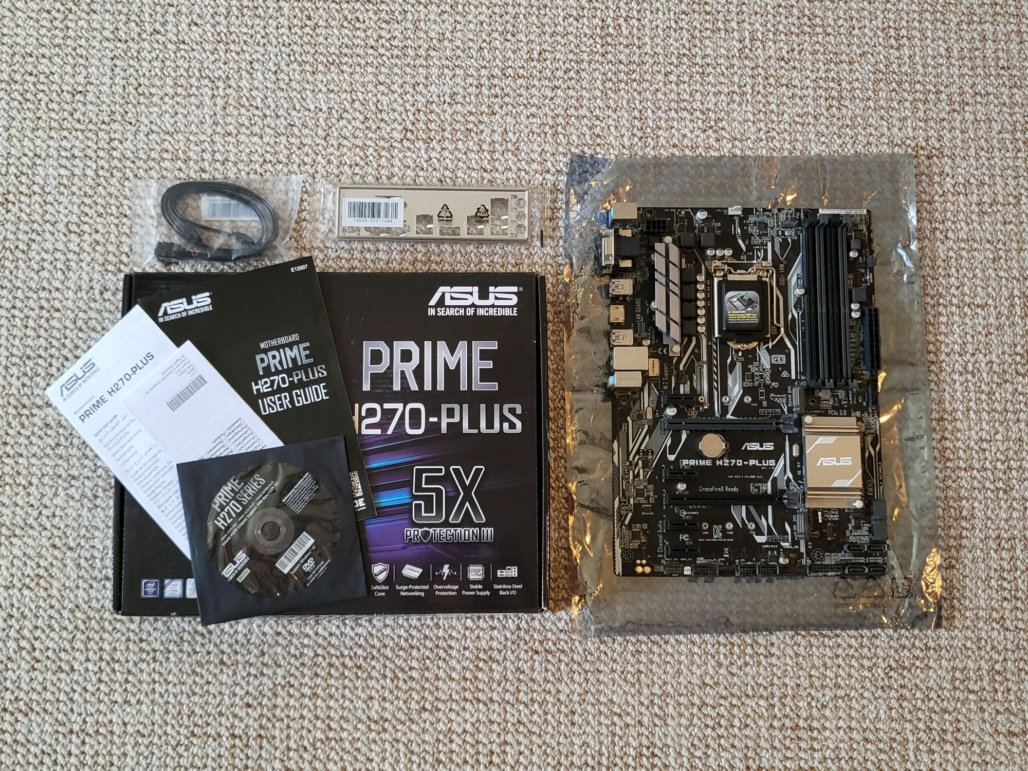 Новая материнская плата LGA1151 ASUS PRIME H270-PLUS