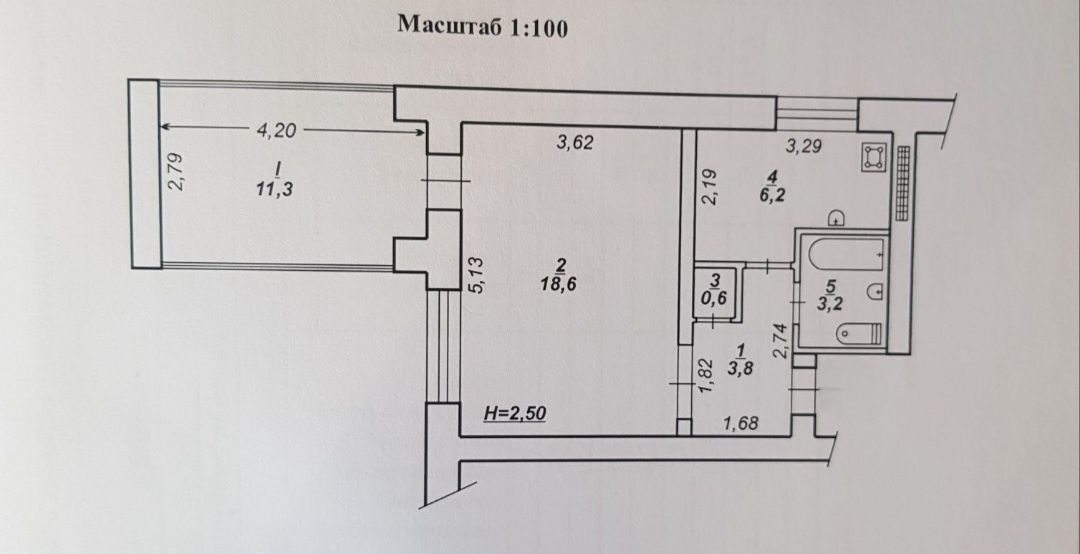 Эксклюзивная планировка(1+1), лоджия 11м.кв!, р-н 8-больницы