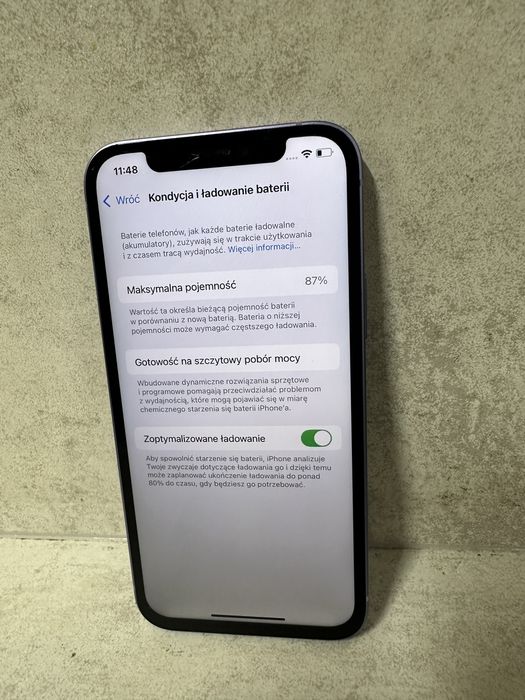 Iphone 12 128gb fioletowy