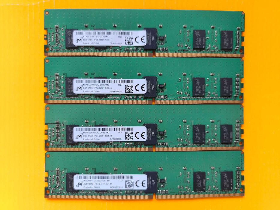 Micron 8GB ECC DDR4 2400 PC4-19200R Reg серверная