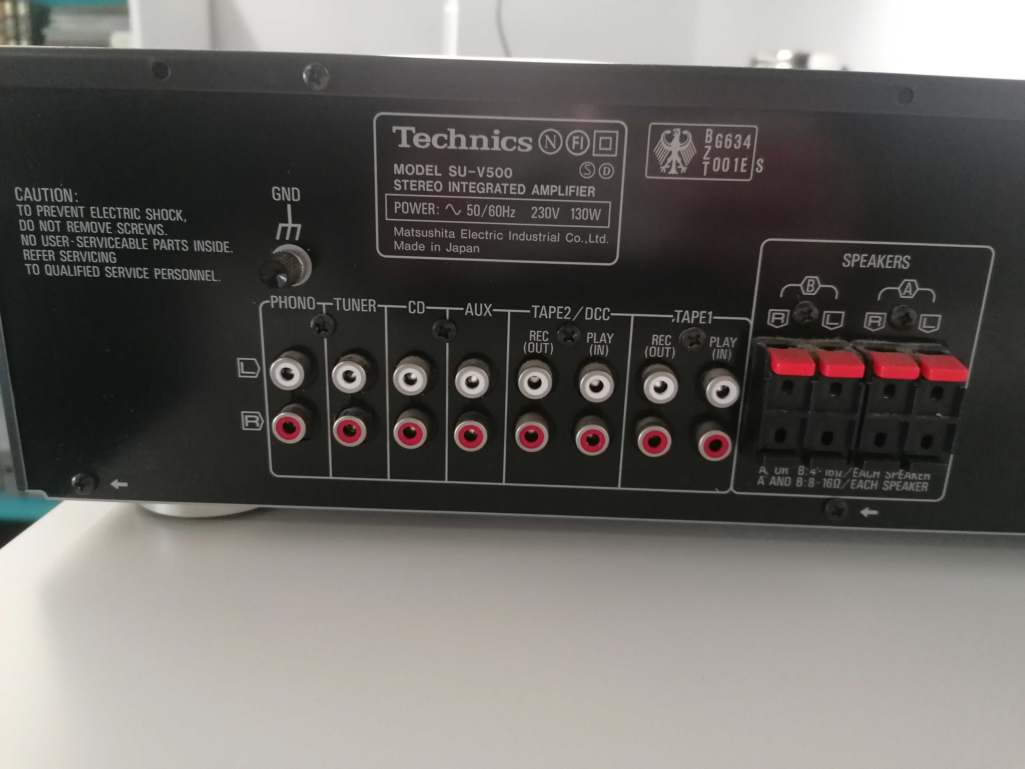 Amplificador Integrado Technics Su-v500