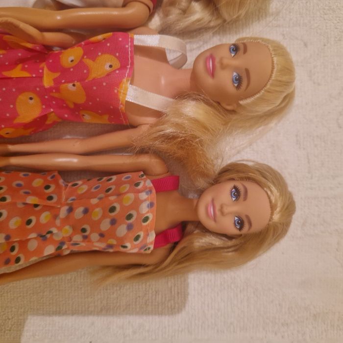 Cztery orginalne lalki barbie mattel tanio