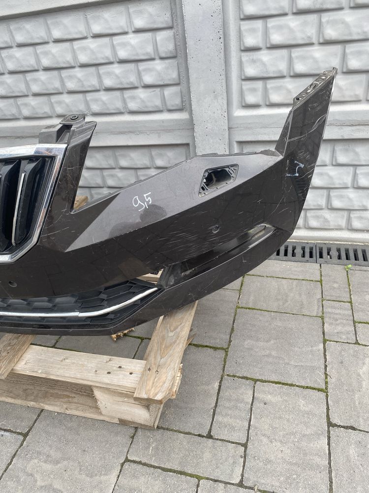 Бампер шкода, Бампер Skoda A7 рест, бампер СуперБ, Бампер SuperB