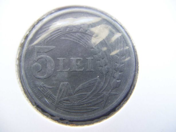 Stare monety 5 lejów 1942 Rumunia