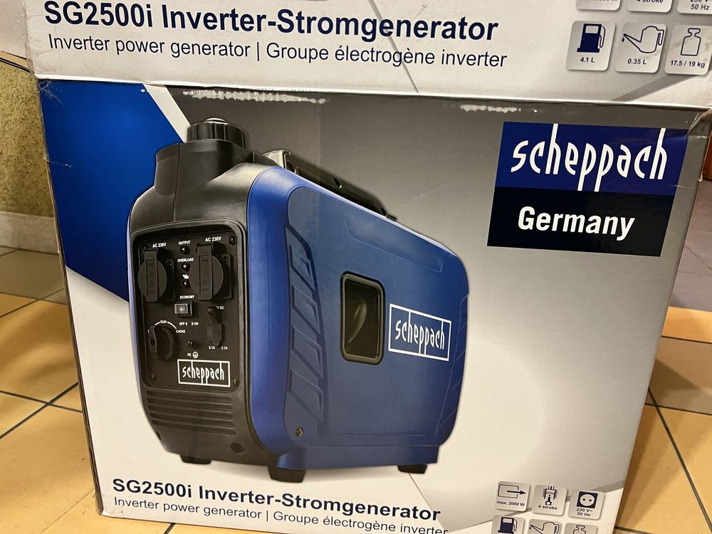 Новий генератор Scheppach sg 2500i
