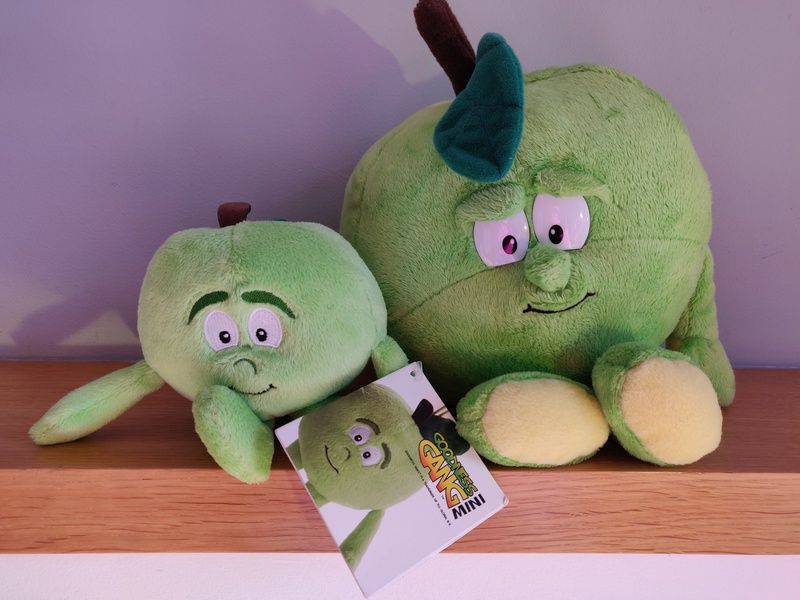 Pluszaki Gang słodziaków zielone JABŁKO duże i mini z metką JAK NOWE!!