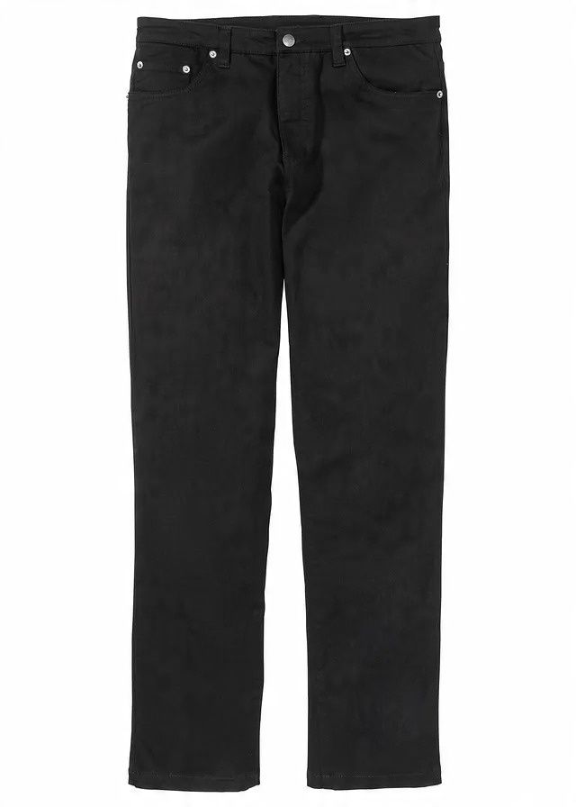 B.P.C męskie spodnie jeansowe czarne classic fit ze strechem 30.