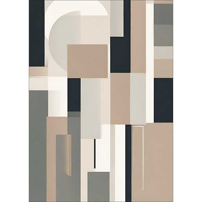Plakat abstrakcyjna symetria do salonu/ holu - 30x40cm