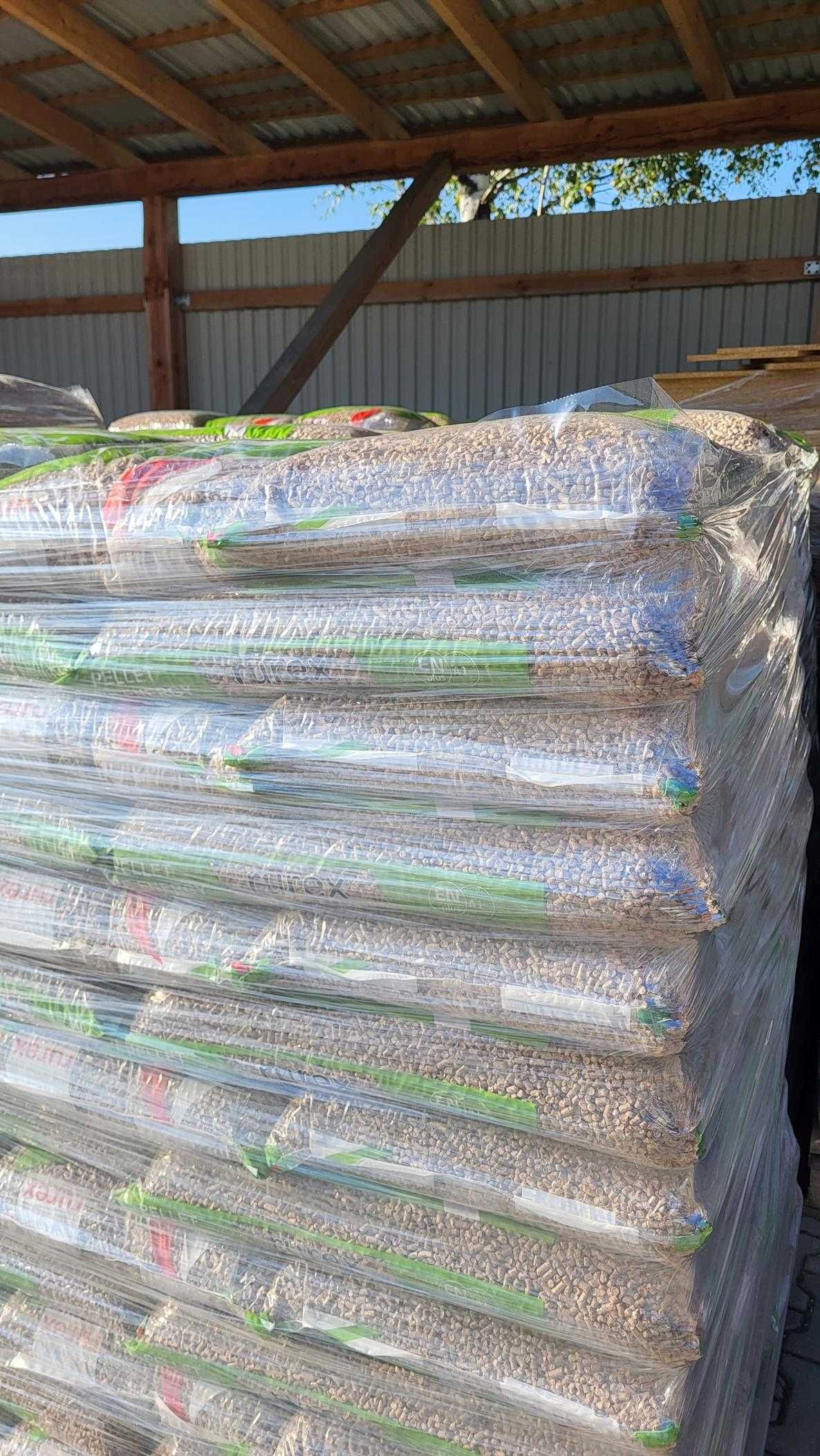 Pellet A1 Rurex 6mm Certyfikowany Pelet Drzewny Iglasty