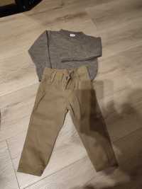 Spodnie i sweter / komplet rozmiar 74, 9-12 msc