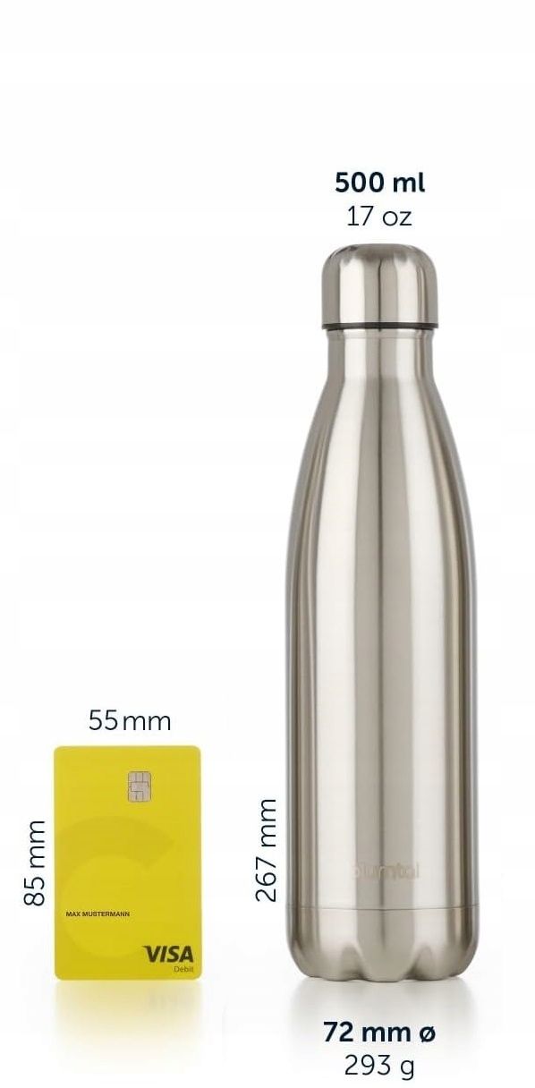 Blumtal Charles Butelka Termos zimno ciepło 500 ml stal nierdzewna