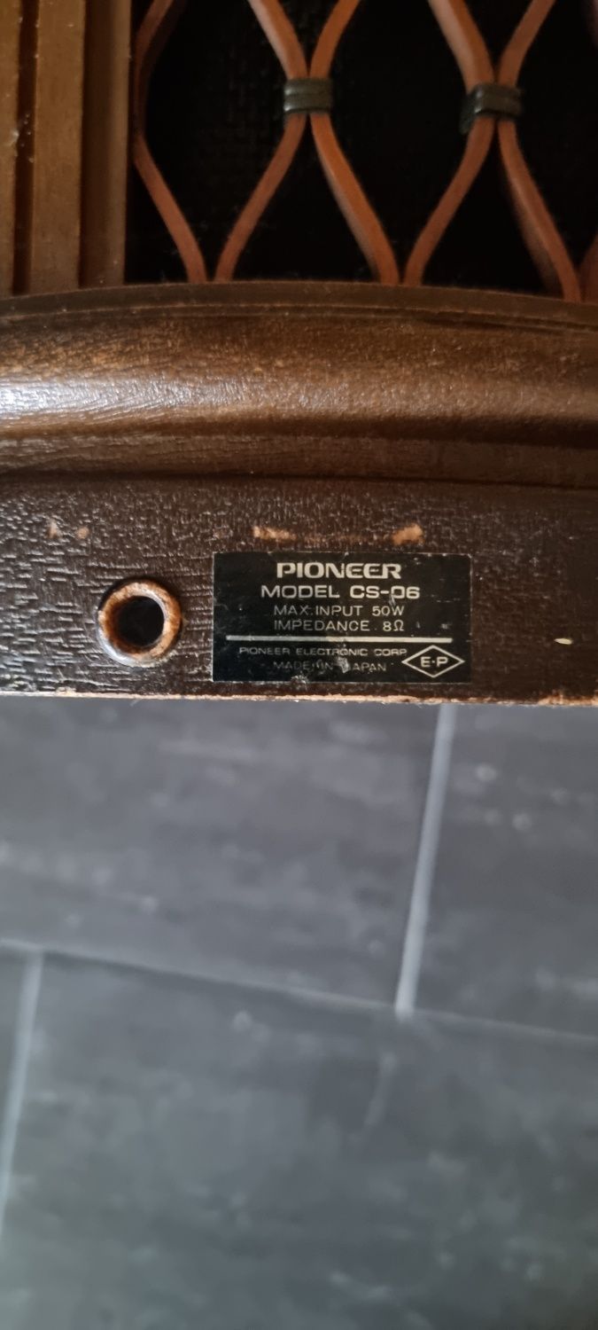 Colunas vintage Pioneer CS-06