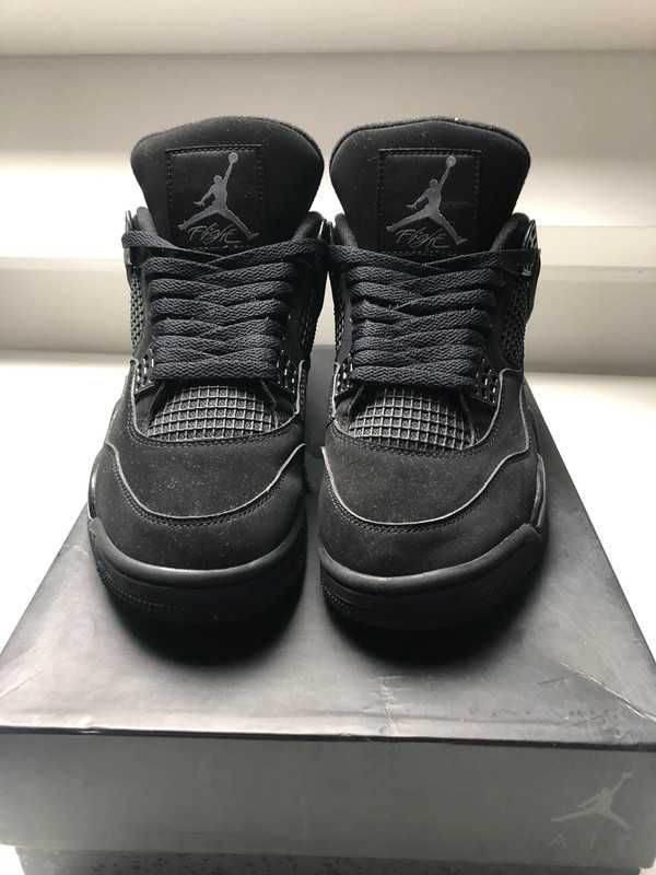 Nike Jordan 4 Retro Black Eur 42