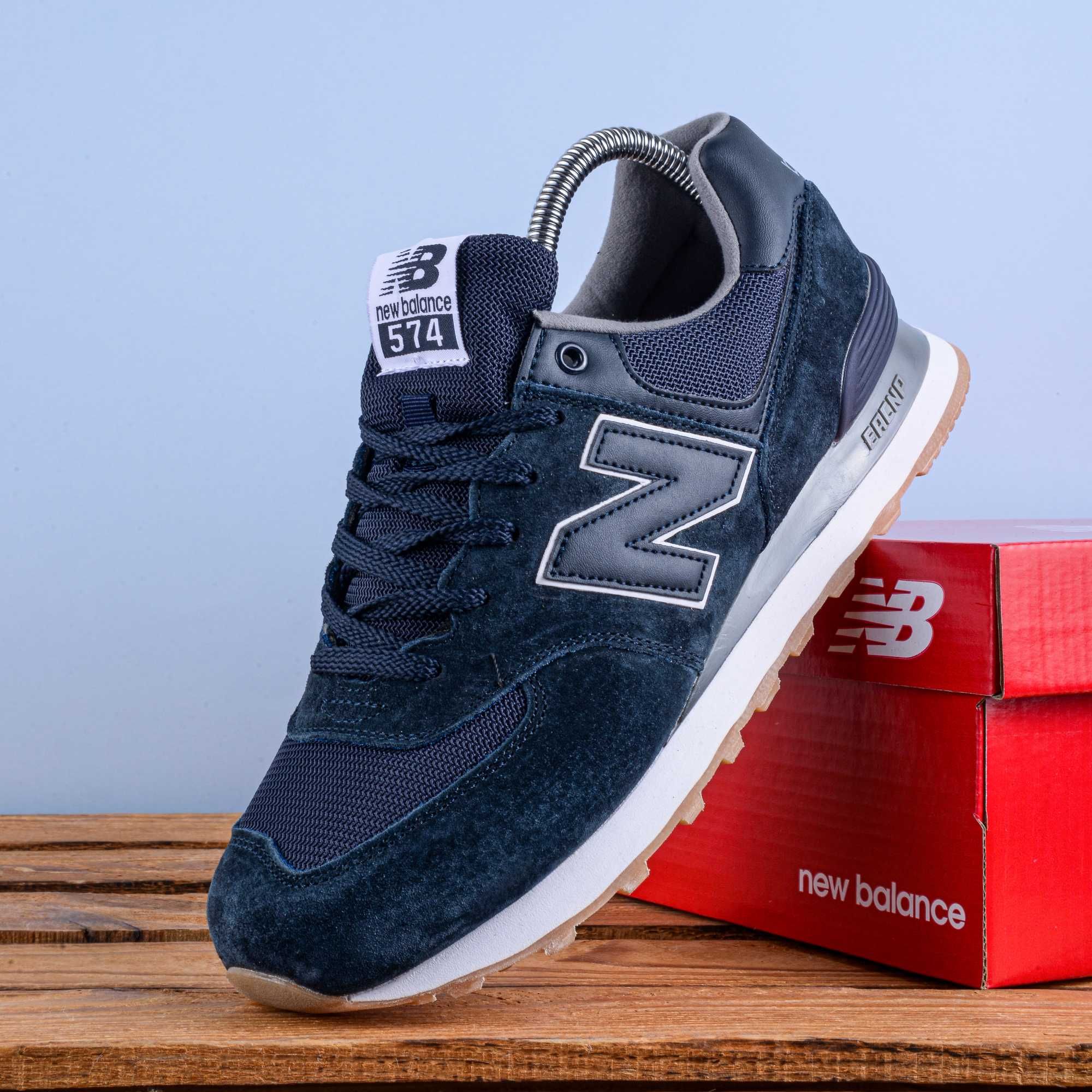 (1906) Кросівки New Balance 574 синій колір (41-46) ню беленс