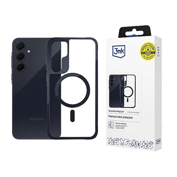 Etui 3mk Satin Armor MagCase na Samsung Galaxy A35/5G - przezroczyste