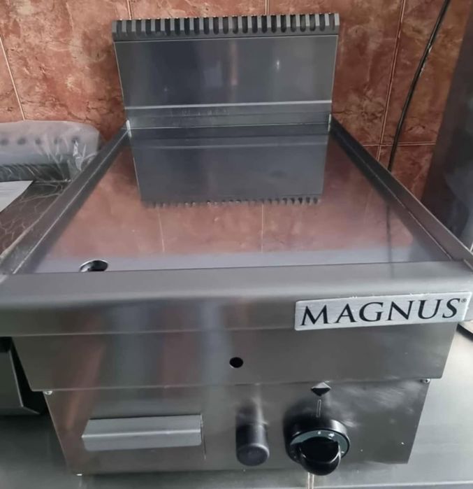 Placa de grelhar a gás de bancada