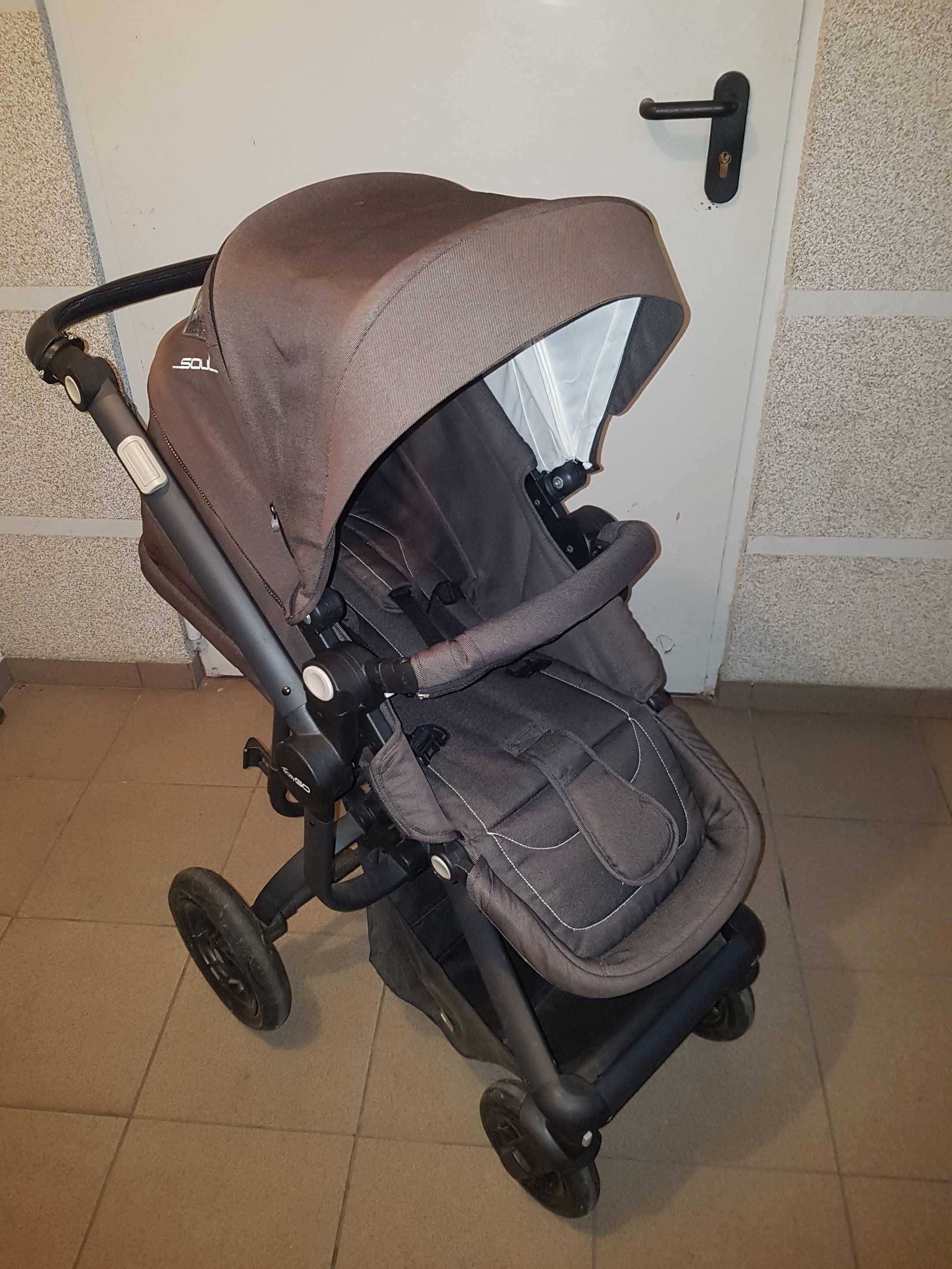Wózek Easy Go Soul 2w1 plus adaptery do fotelików Cybex, Maxi Cosi itp