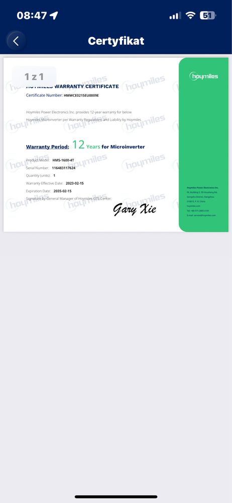 Mikroinwertery Hoymiles HMT i HMS + DTU