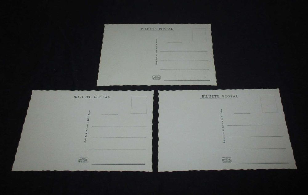 Postais Bussaco Bilhete Postal vintage preto e branco