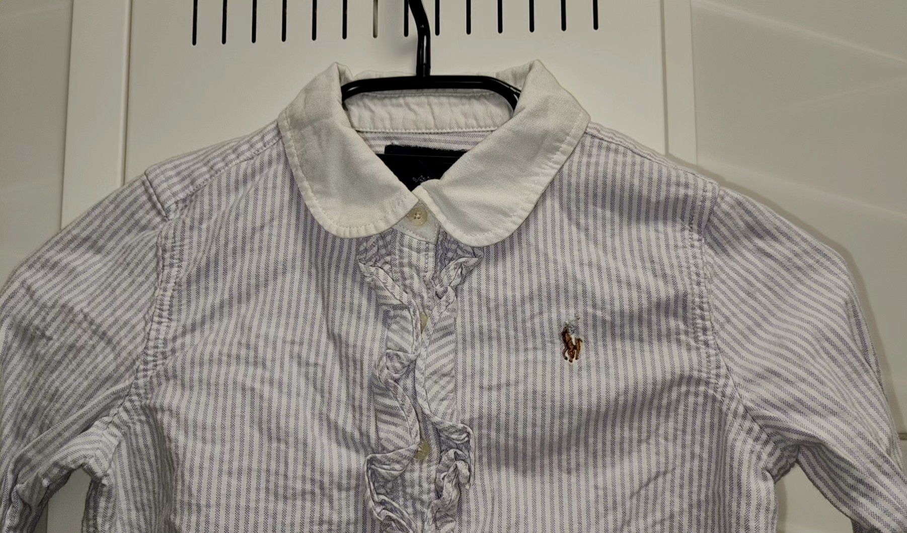 Koszula Ralph Lauren r. 6 lat żabot falbaną paski