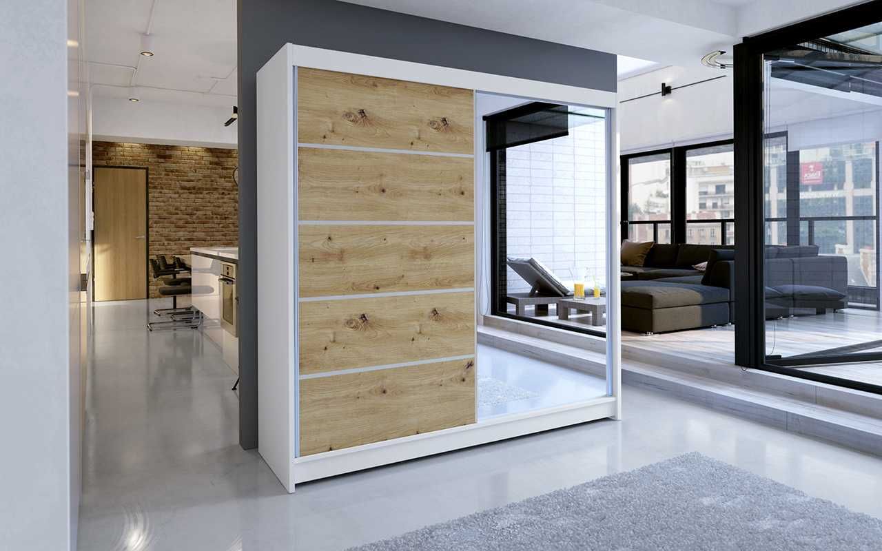 Szafa Przesuwna Garderoba KLEO 3 180cm LED 10 dni