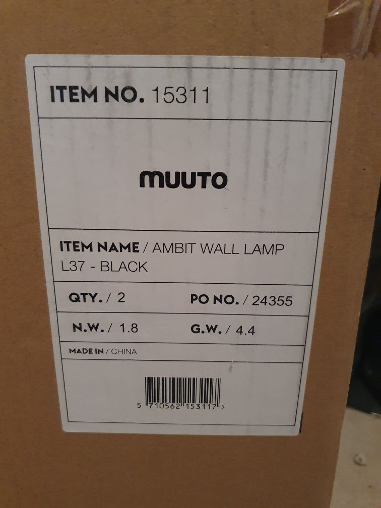 Lampa designer Muuto Ambit Wall 15311 Ø16,7cm regulowana lampa ścienna