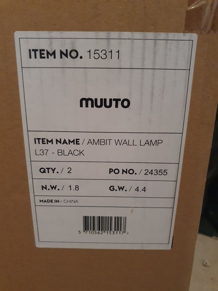 Lampa designer Muuto Ambit Wall 15311 Ø16,7cm regulowana lampa ścienna