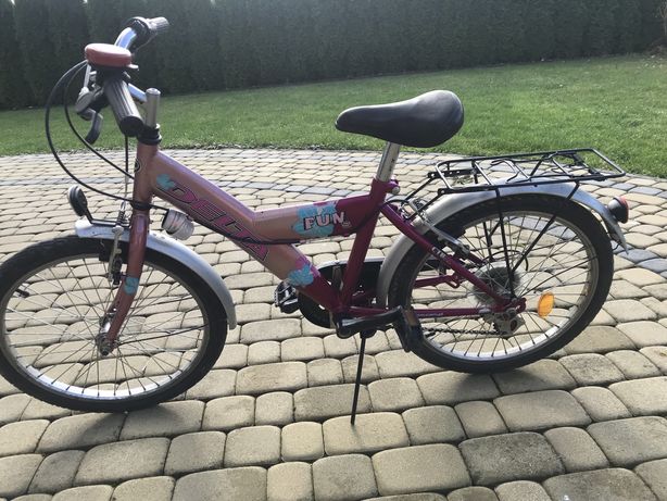 Różowy rower dla dziecka