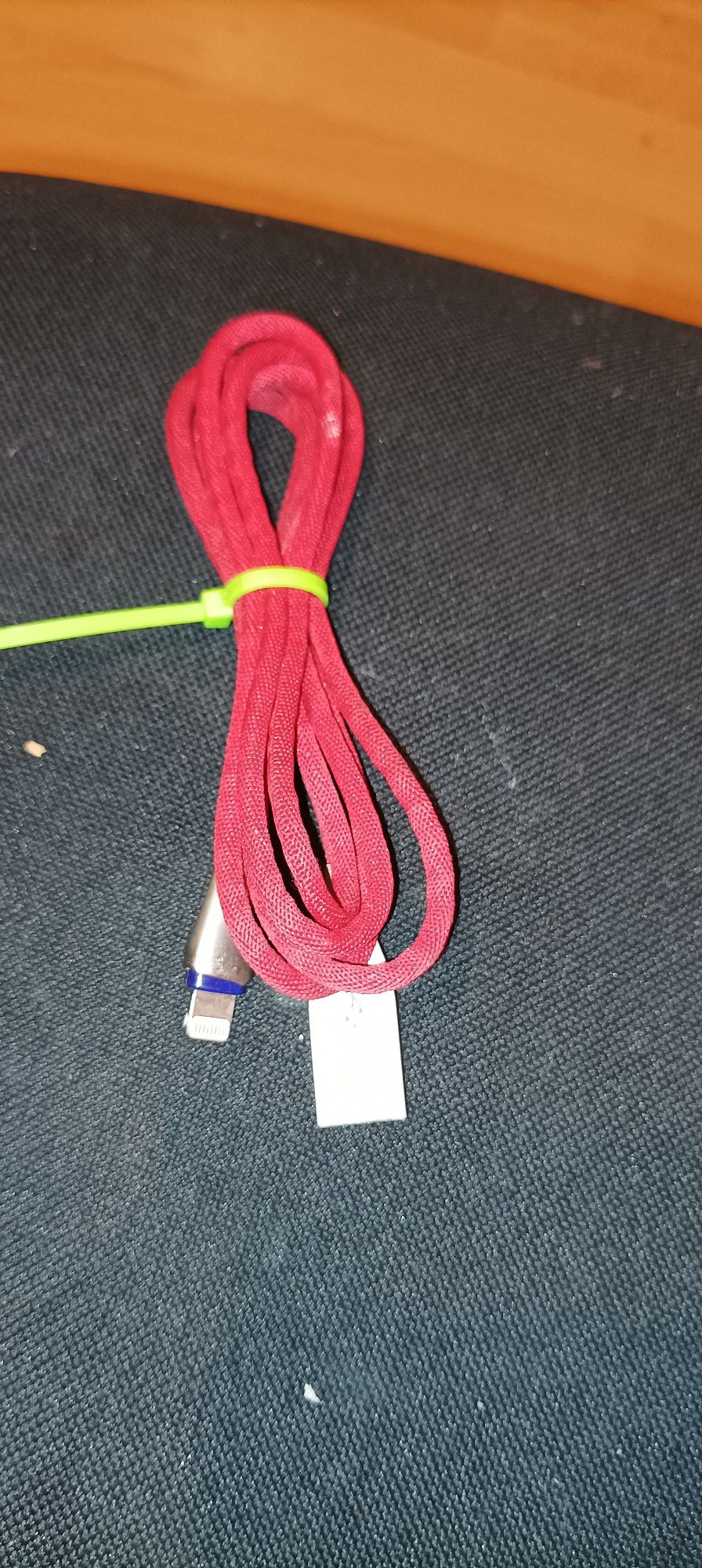 Q-touch kabel do ładowania micro USB czerwony