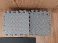 Tapete Fitness cinza, 36 peças, 30x30cm