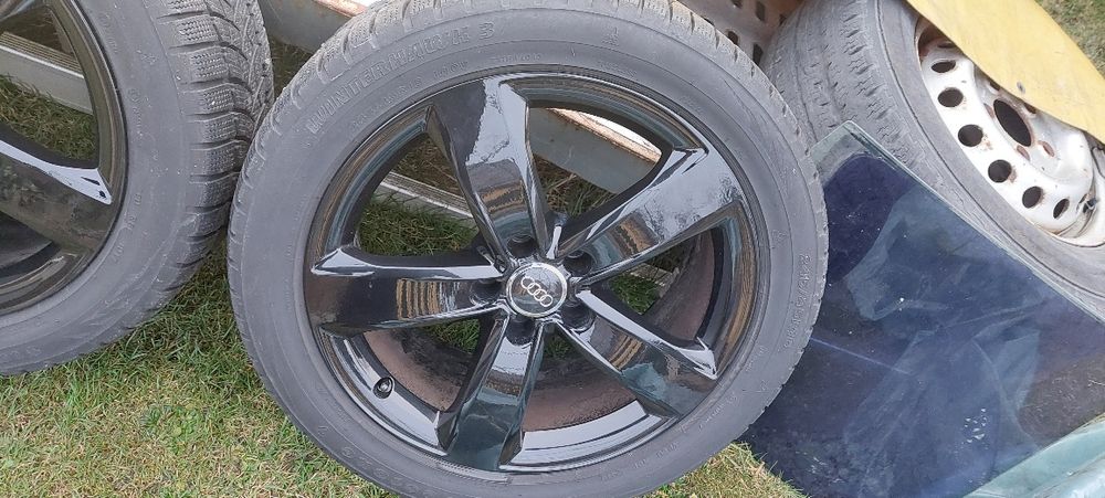 Koła alufelgi audi a7 a6 a5 a4 r18 oryginalne 5x112 czarny połysk