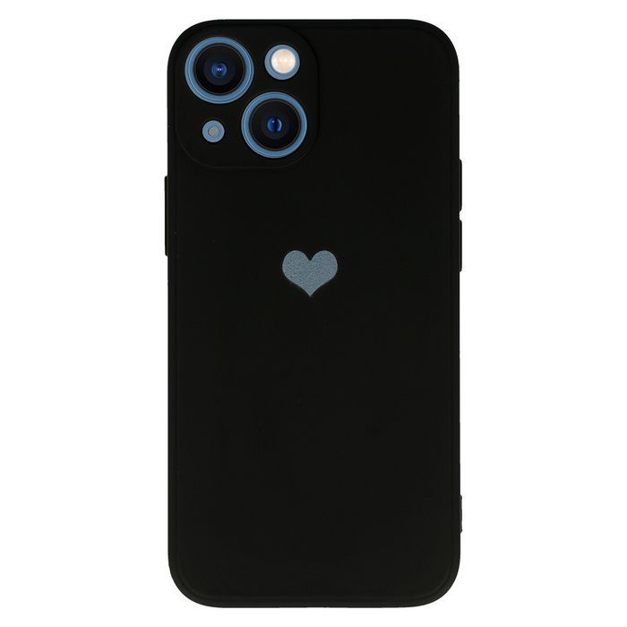 Vennus Silicone Heart Case Do Iphone 14 Wzór 1 Czarny