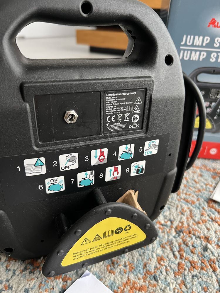 Nowy Rozrusznik/Booster/Jump Starter Auchan GM035 – 12V(z paragonem)