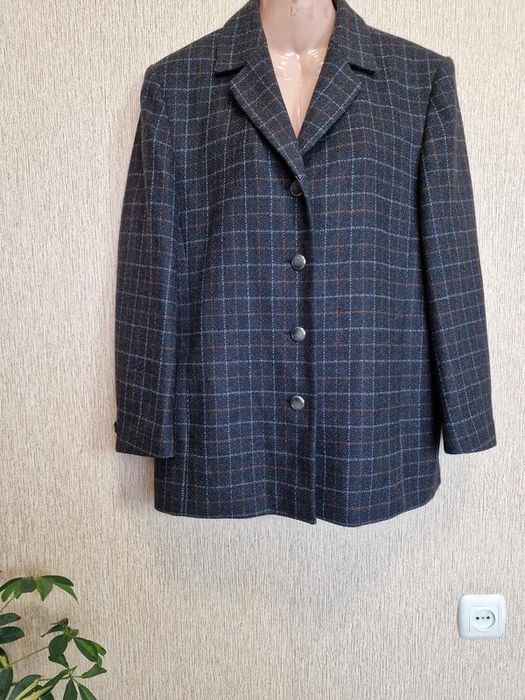 жакет, піджак з натуральної вовни creation atelier gj, оригінал