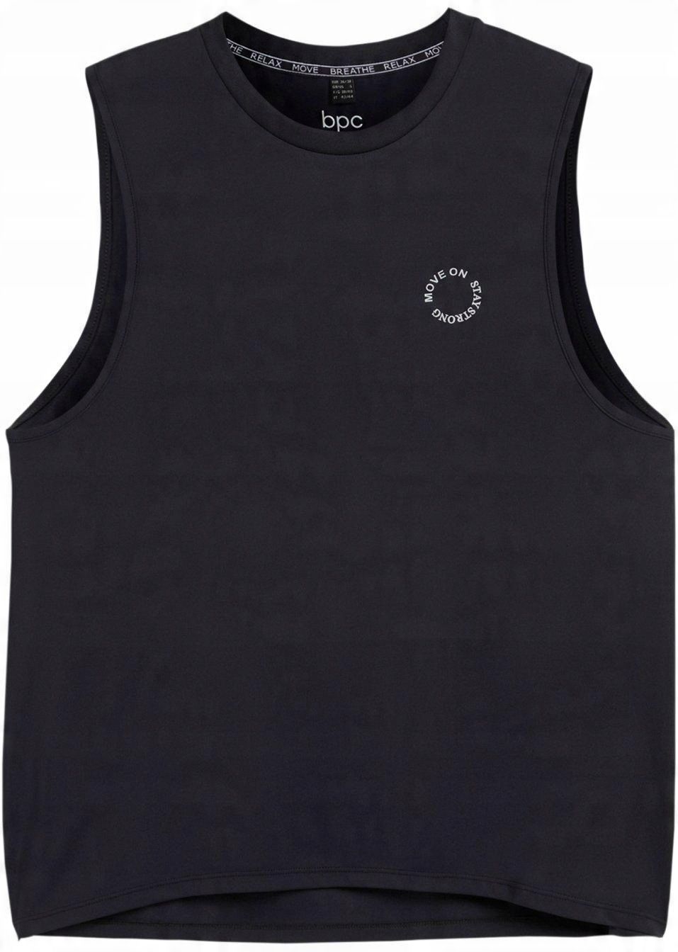 B.P.C top czarny sportowy damski r.44/46