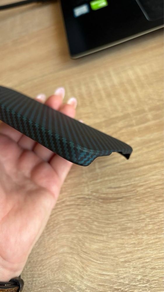 Чехол Pitaka MagEZ 3 Case для iPhone 15 (Black/Blue Twill)