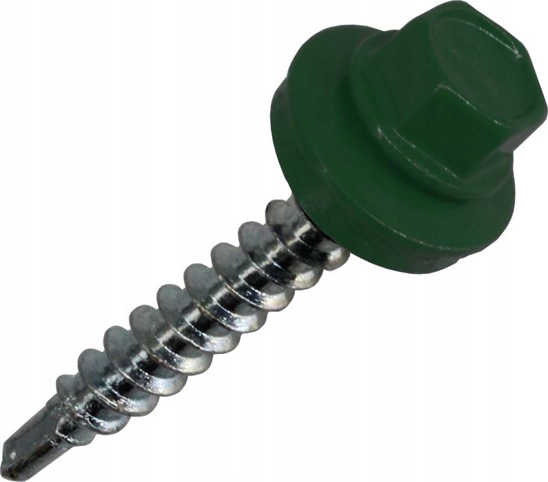 Wkręt farmerski 4,8x35 w kolorze RAL 6020 (zielony) - 1200szt