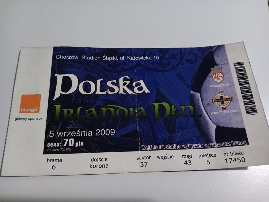 Bilet reprezentacji Polski