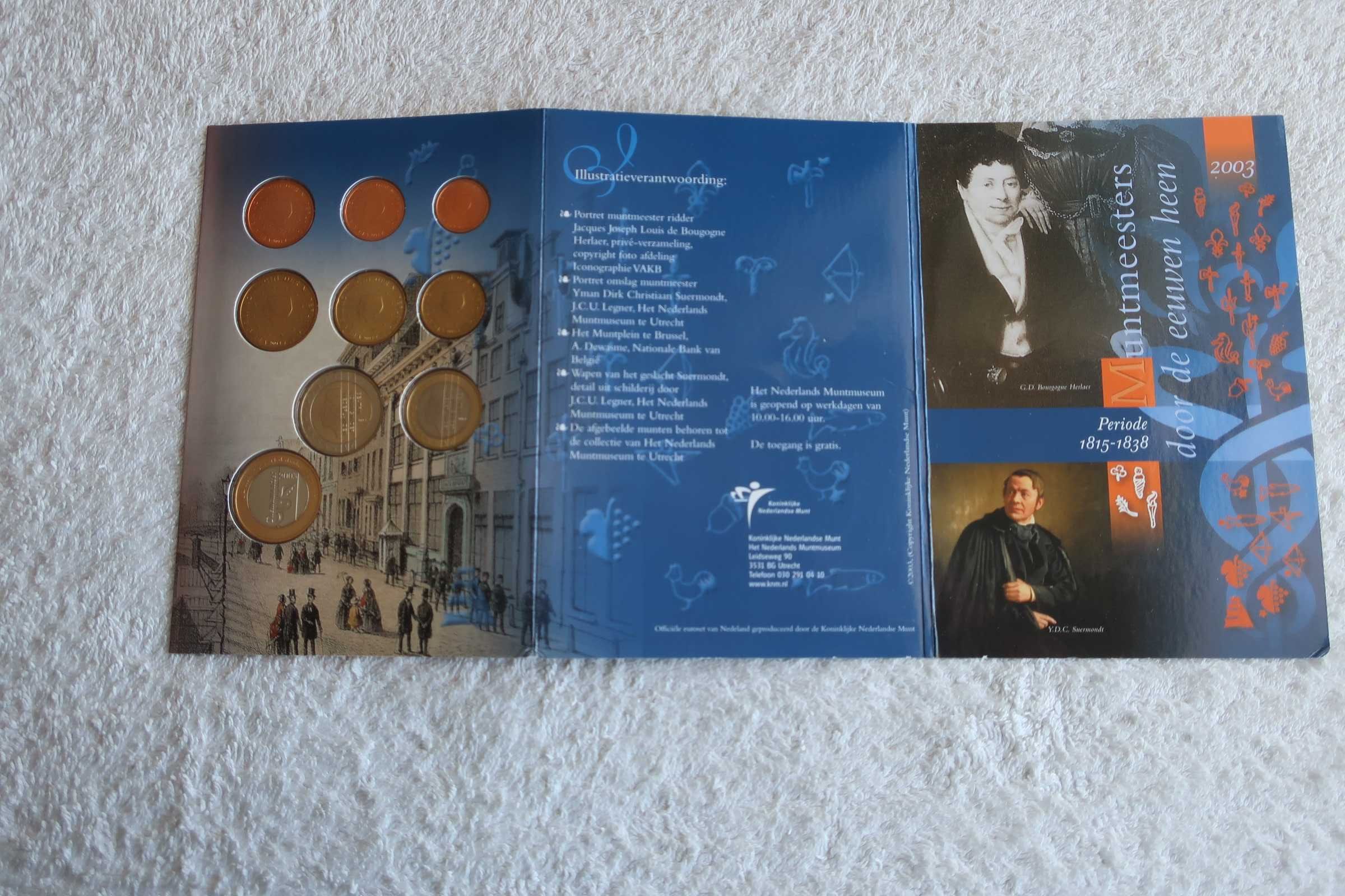 Carteira Moedas EURO Coins - HOLANDA  (Vários Anos)