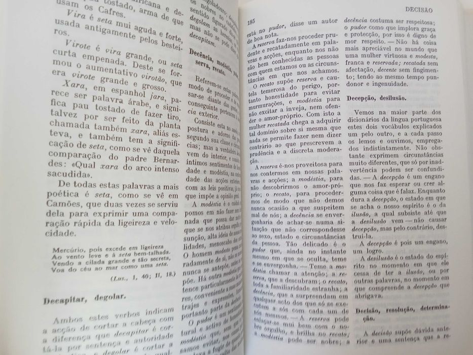 Dicionário dos Sinónimos, Poético e de Epítetos