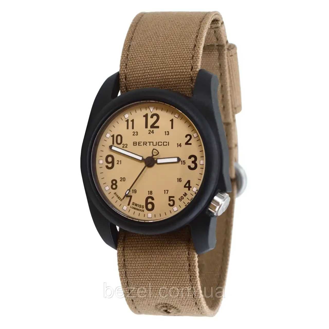 Чоловічий годинник Bertucci 11092 DX3 CANVAS - PATROL KHAKI DIAL