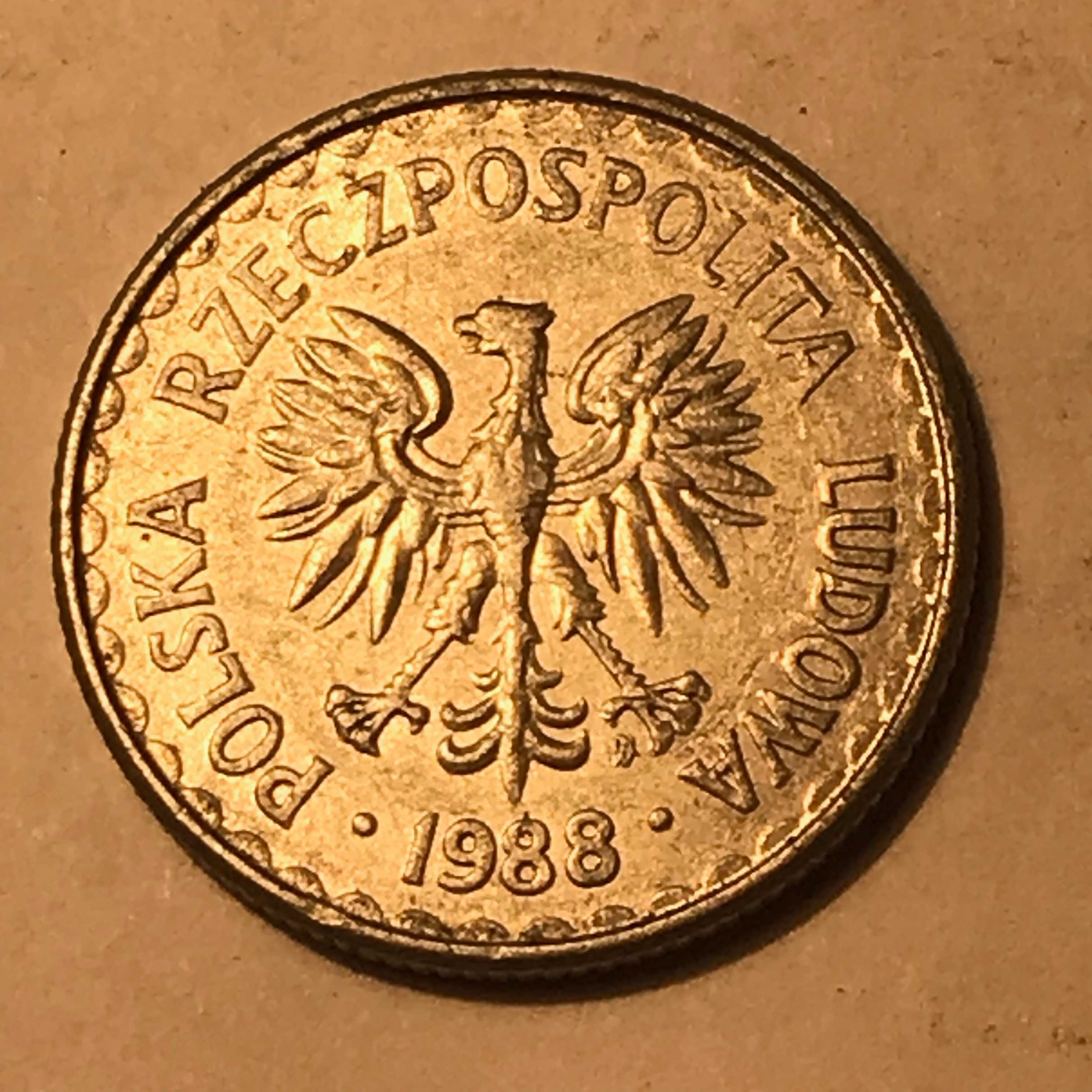 Moneta 1 złoty - 1988 rok