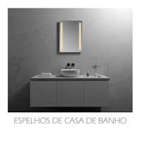 Espelhos de Casa de Banho com Luz LED Regulável (Vários Modelos)