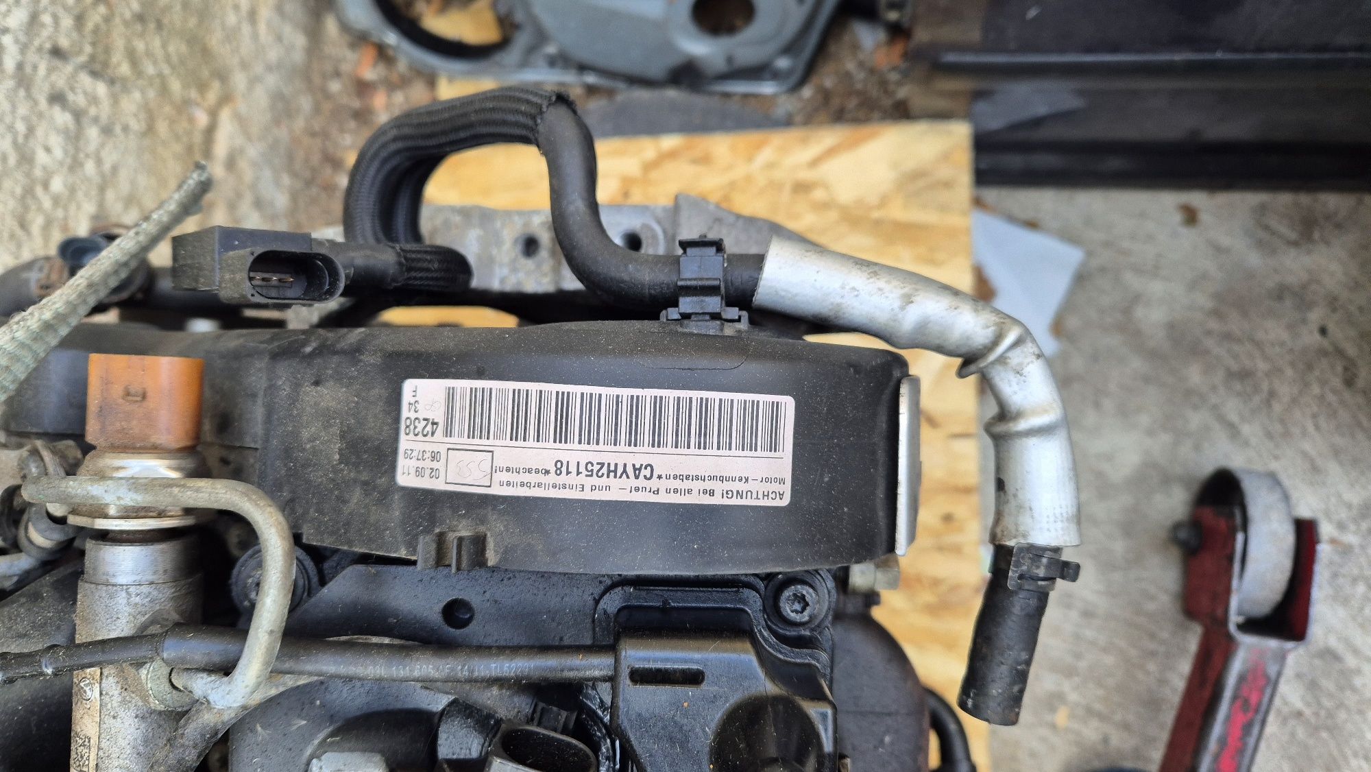 Motor VW, 1.6 Tdi, cod CAY H