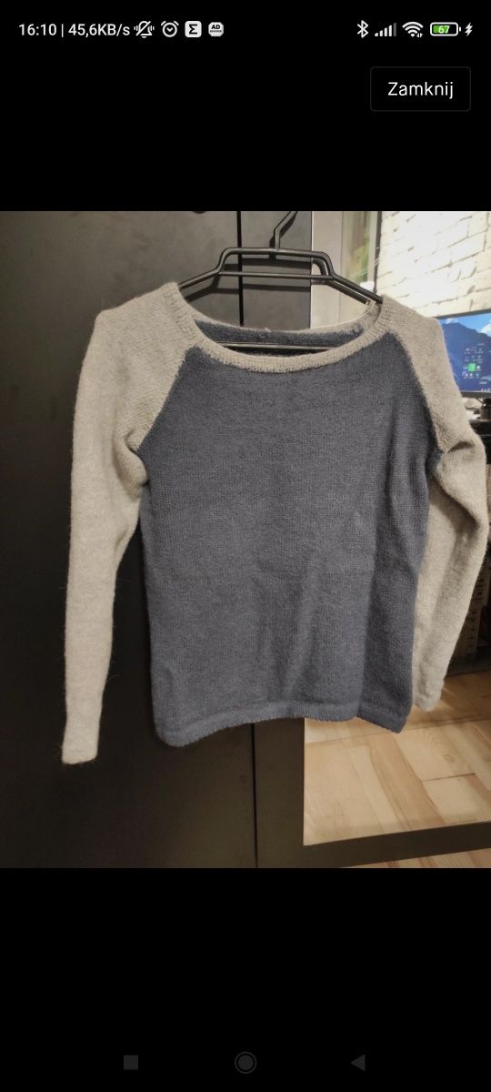 Ciepły sweter rozmiar S