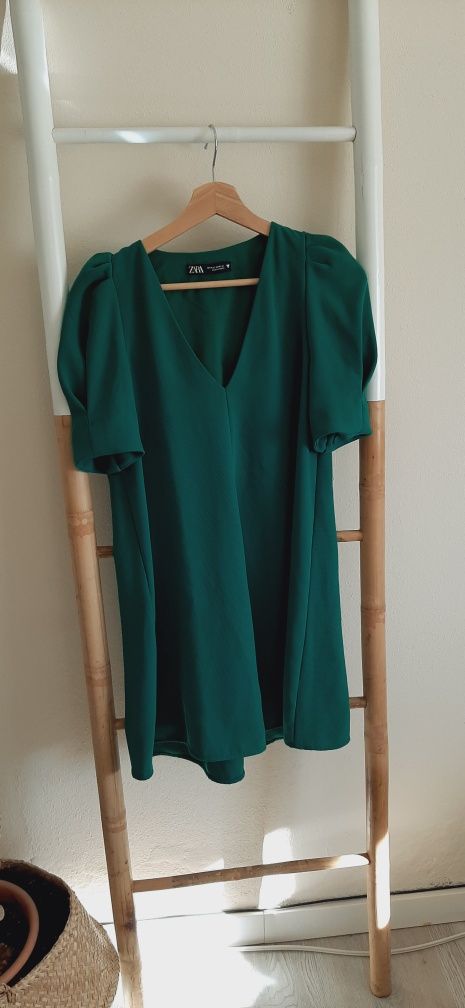 Vestido verde Zara