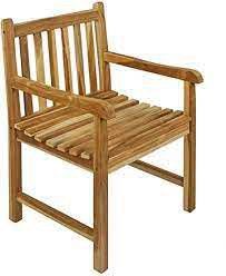 Drewniane krzesło ogrodowe masywne
